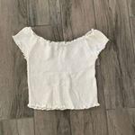 Brandy Melville  stretchy white top Photo 0