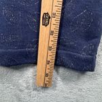 Boden Hannah Sweatshirt Dress 4R Navy Foil Leaf Print Mini Dress Pockets Cozy Blue Size 4 Photo 11