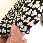 LPA  Floral Blouse Bodysuit Black Size‎ M Photo 5