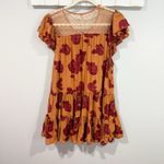 Free People Tilly Tunic Mini Dress Medium Floral Lace Fall Boho EUC Photo 1