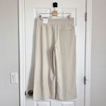 Talbots NWT T by  Lightweight Woven Utility Wide Leg Crop Pants Size L Photo 6