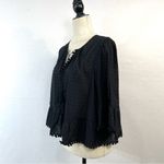 Madewell Peekaboo Pom-Pom Top Size M Photo 7