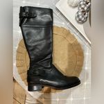 ALDO  Black Leather Knee-High Boots sz 7 Photo 1