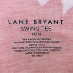 Lane Bryant NWOT  Women’s Coral Floral Baby Doll Swing Tee Photo 7