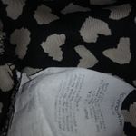 Shasa  M Crocheted Hearts Black Creme Tank Top Photo 7