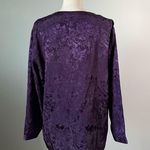 Victoria's Secret VICTORIA SECRET | Vintage Purple Satin Sleep Top Sz S Photo 3