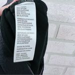 Good American Compression Shine Straight Crop Pants in Black 001 Size 4/27 Photo 7