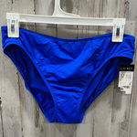 Ralph Lauren New  Women's Beach Club Solid Hipster Bottoms Blue Size 12 Photo 0