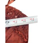 The Limited  XS Brown Lace Trim Tank Top Spaghetti Strap Stretch Sequins Y2K 90s Photo 10