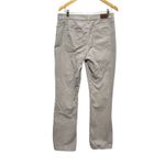 Lands' End Women Pants 14 Gray Earthy Corduroy Straight Leg Mid Rise Granola Photo 1