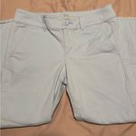 Loft Light Blue Frayed Hem Pants Photo 2