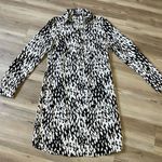 The Limited  Ashton Animal print Shirt Dress Black & White Size S Business casual Photo 1