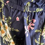 Old Navy Sleeveless Surplice-Back Romper Floral Navy sz M Brand New Photo 4