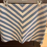 She & Sky Blue Striped Skirt Photo 0