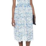 Parker Azalea Strapless Sweetheart-Neck Lace Dress, Glacius Brocatto eyelet midi Photo 3
