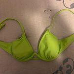Xhilaration Neon green target bikini top Photo 2