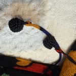 Farm Rio small Anthropologie Georgette plunge v neck maxi dress D2 2649 Black Photo 4