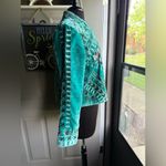 Crazy Train NWT embroidered beaded velvet boho blazer jacket, size medium Photo 5