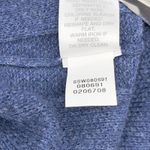J Jill Sweater Womens Large Thermal Coastal Minimalist Cozy Soft Classic Preppy Blue Photo 9