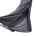 Alex Evenings Smokey Gray Sparkle Maxi Ballgown Formal Dress NWT Women Size 16 Photo 5