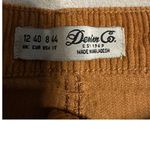 Denim Co. Corduroy Mini Skirt Size 8 Raw Hem Brown Fall NWOT Photo 2