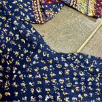 Sea New York Printed Kimono Bell Sleeves Tie Waist Belt Silk Mini Dress 2 Blue Photo 7