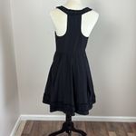 BHLDN x Quillaree Gens Du Monde Dress 100% Silk Black Size 4 Photo 5