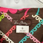 Vera Bradley Brown Floral Cotton Long Sleeve Pocket Button-Up Shirt Size Small Photo 6
