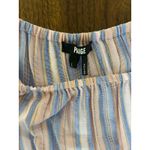 Paige Aubrie Stripe Self-Tie Waist Romper in Afterglow Multi Size L *No Belt* Photo 7