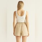 Elizabeth and James Easy Shorts High Waist Tan sz XS Photo 1