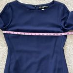 Karl Lagerfeld Paris Navy Scuba Crepe Sheath Dress Size 6 Photo 5