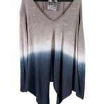 Young Fabulous and Broke Ombré Asymmetrical V-neck Sweater Photo 0