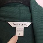 Athleta  PRANAYAMA RESTORE WRAP NIRVANA FABRIC OPEN CARDIGAN PINE FOREST GREEN SP Photo 13