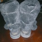 Makalu  8.5 Black Suede Sherpa Booties Boots Photo 6