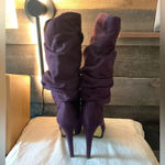 Michael Antonio  suede platform heel boots Photo 3