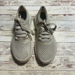 Crocs  LiteRide Sneakers Women's Size 7 Rubber Cream Waterproof Tennis Shoes Photo 4