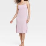 Auden Cloud Knit Sleepwear Slip Dress Light Pink Size S Photo 5