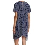 ASTR 🦎THE LABEL Navy & White Women's A-Line Dress - HI Low Hemline🌵 Photo 1
