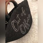 Anthropologie  Eugenia Kim out of office Straw crossbody shoulder Raffia Tote Bag Photo 10