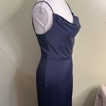 NBD  Shelby Gown in Navy Blue front slit maxi Dress size XS Photo 2