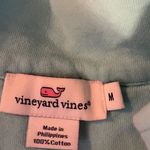Vineyard Vines  Womens Shep Shirt Jacket Top‎ 1/4 Zip Mock Neck medium Pink Aqua Photo 2