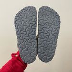 Birkenstock  Women's‎ Gizeh Birko-Flor Sandals Silver Tone Size 37 Photo 7