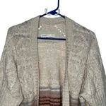 Anthropologie Pilcro Jemma Cable-Knit Open Cardigan Women Size XS/S Beige Wool Photo 3