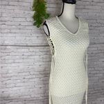 Altar'd State Altar’d State Swim Ivory White Crochet Side Lace Up Maxi Cover Up Dress Photo 1