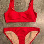 Old Navy Ribbed Red Bikini Photo 0