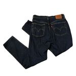 Levi's Levi’s Denim 501 Skinny Short Dark Wash Button Fly Premium Denim 27x28 Jeans. Photo 1