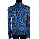 Urban Outfitters  Geometric Hearts Long Sleeve Knit Lightweight Sweater Women XS Photo 2