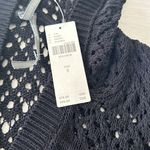 Anthropologie Crochet Hooded Cover-Up Dress Black S NWT IN PACKAGE Photo 7