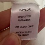 Saylor Harriette Denim Ruffle Top Photo 8