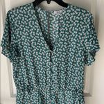 Rails NWOT! Green Casual V-Neck Romper Photo 2